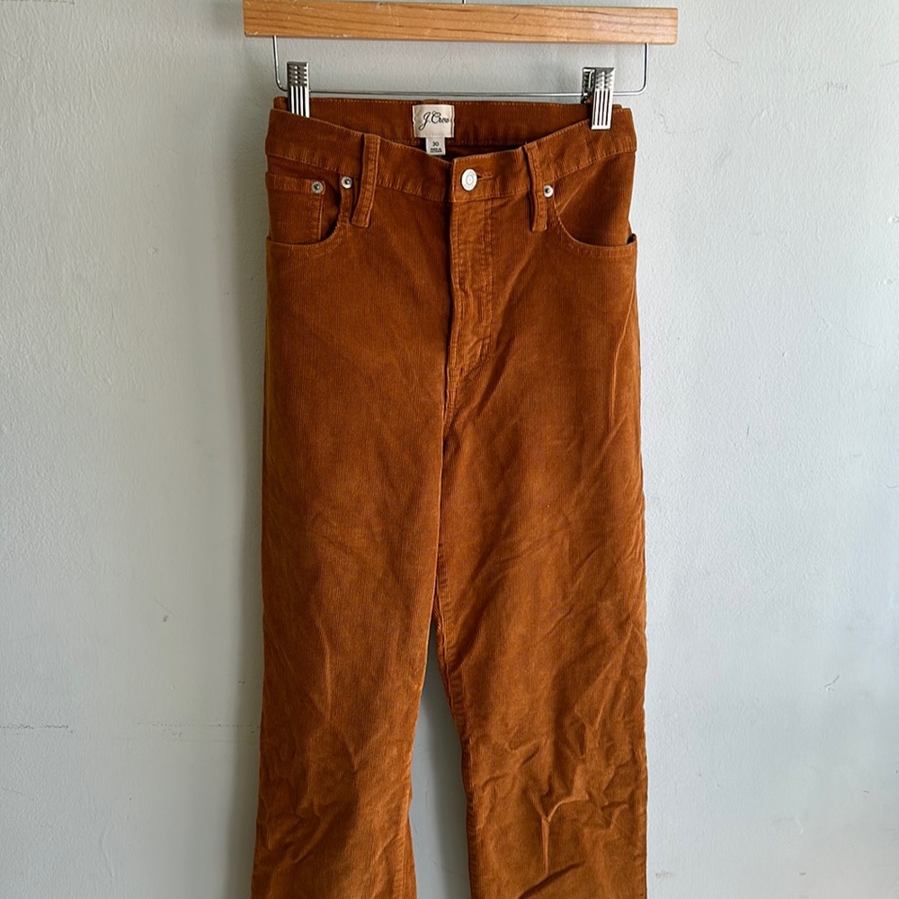 J. Crew Bronze Corduroy Pants